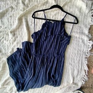 Aeropostale Navy Blue & White Romper